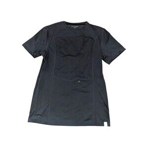 Lalabu Dad Shirt V-Neck Short Sleeve Babywearing Tee Kangaroo Blue Mens Large